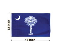 12"x18" South Carolina Nylon Outdoor Flag